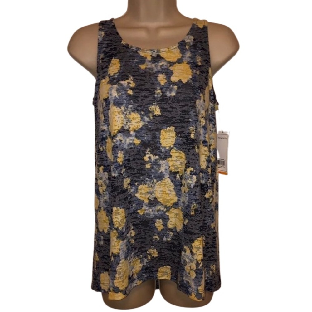 Relativity Zipper Upper Back Lightweight Tank Top